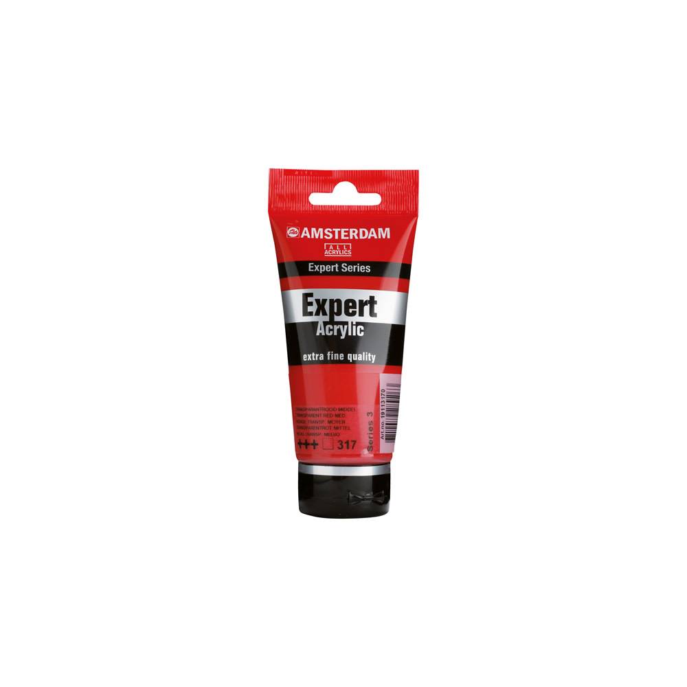 Amsterdam Expert Series Acrylverf Tube 75 ml Transparantrood Middel 317