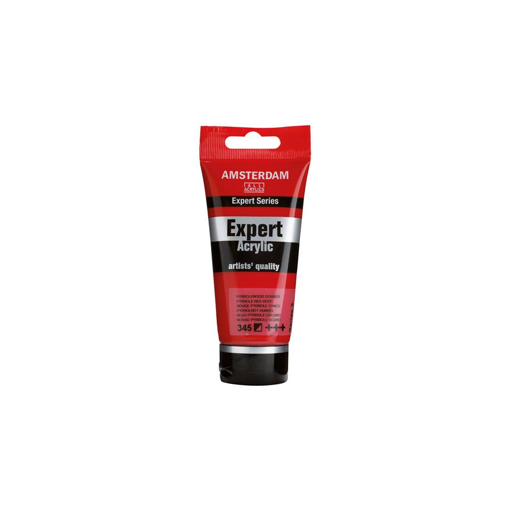 Amsterdam Expert Series Acrylverf Tube 75 ml Pyrrolerood Donker 345
