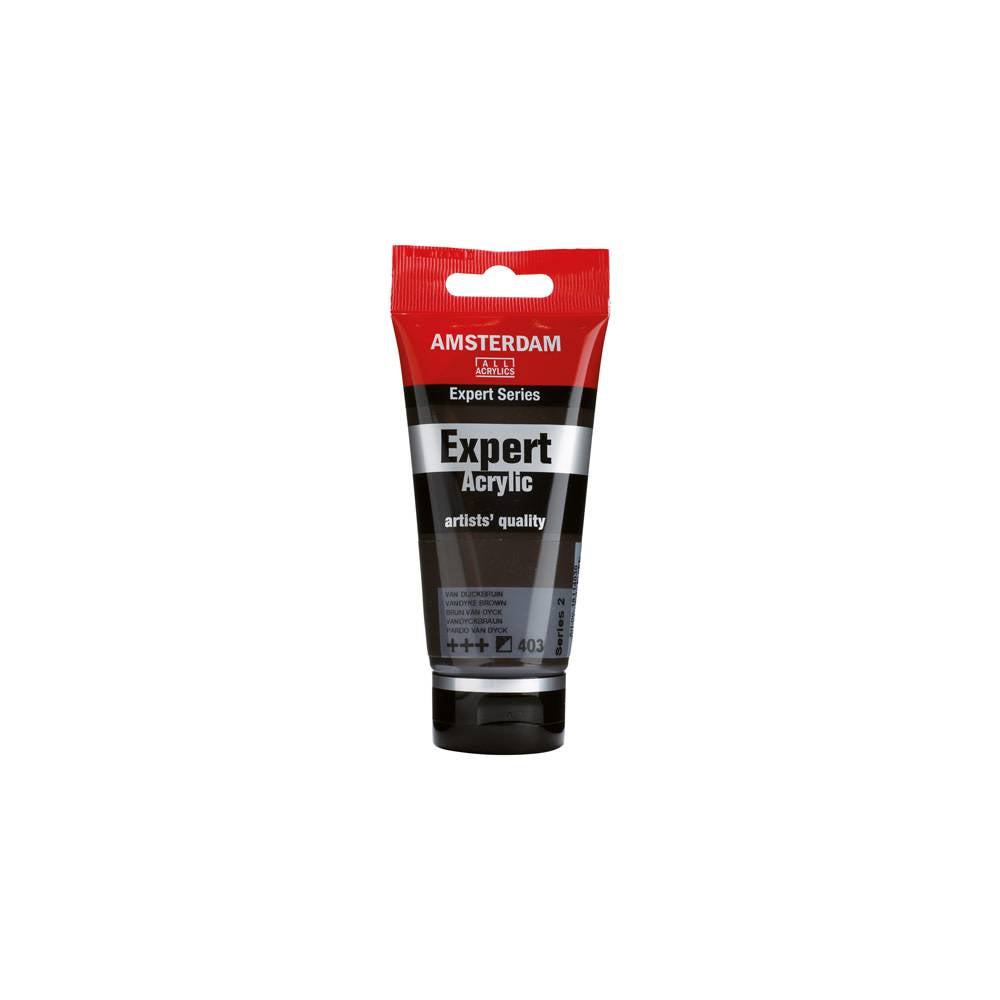 Amsterdam Expert Series Acrylic Paint Tube 75 ml Van Dijck Brown 403