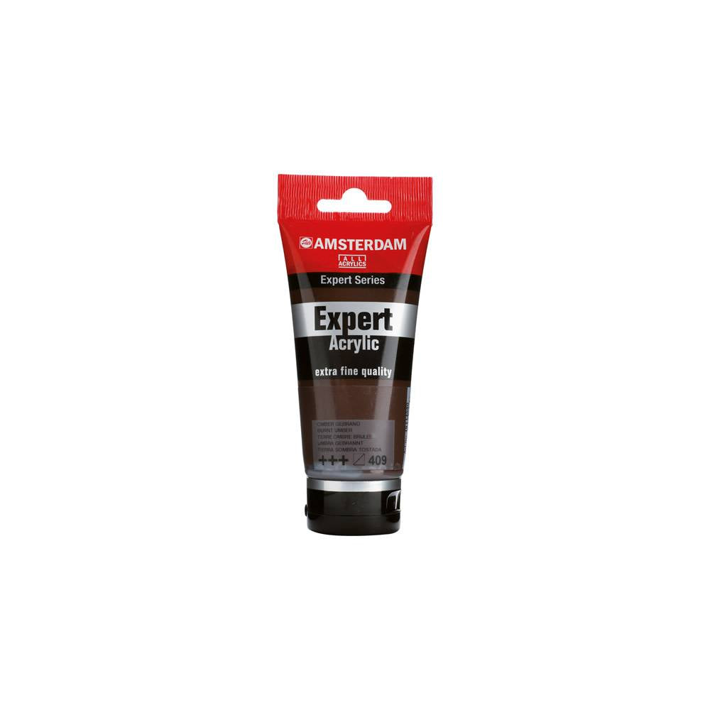 Amsterdam Expert Series Acrylic Paint Tube 75 ml Burnt Umber 409