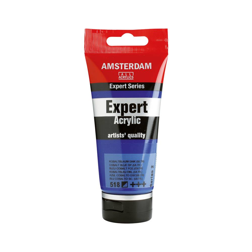 Amsterdam Expert Series Acrylverf Tube 75 ml Kobaltblauw Donker (Ultramarijn) 518