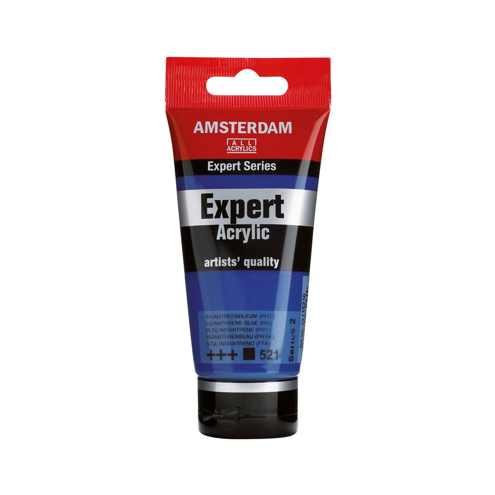 Amsterdam Expert Series Acrylic Paint Tube 75 ml Indanthrene Blue (Phtalo) 521