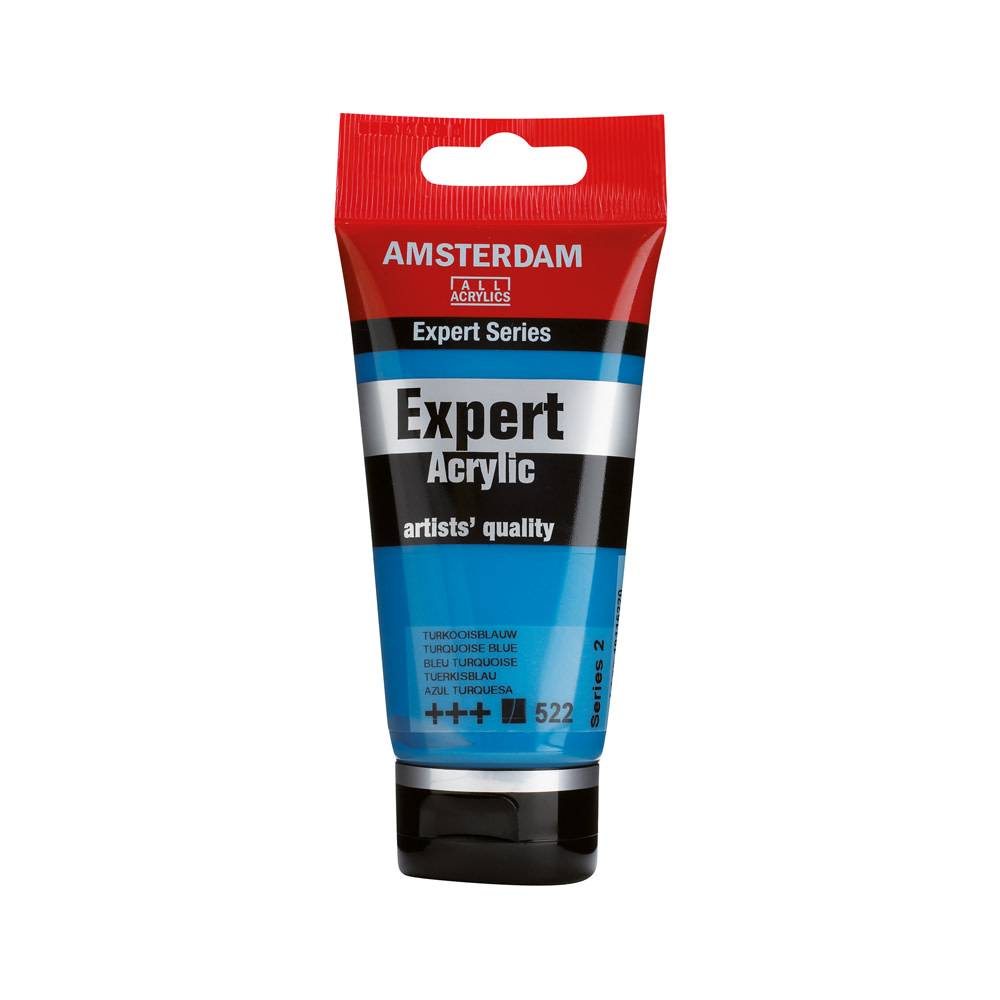 Amsterdam Expert Series Acrylverf Tube 75 ml Turkooisblauw 522