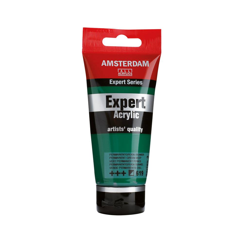 Amsterdam Expert Series Acrylverf Tube 75 ml Permanentgroen Donker 619