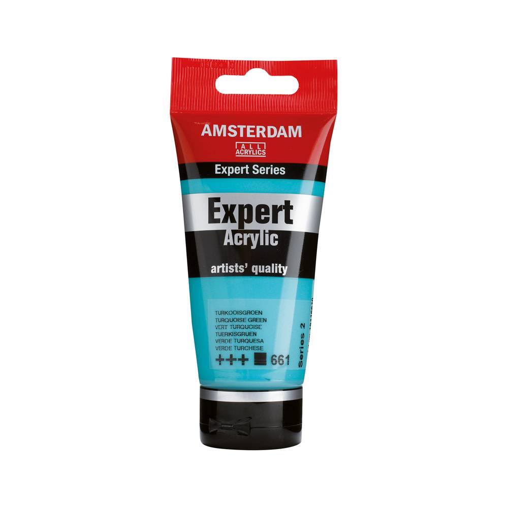 Amsterdam Expert Series Acrylverf Tube 75 ml Turkooisgroen 661