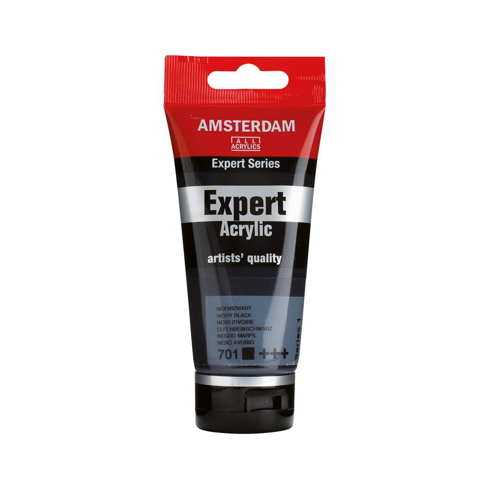 Amsterdam Expert Series Acrylic Paint Tube 75 ml Ivory Black 701