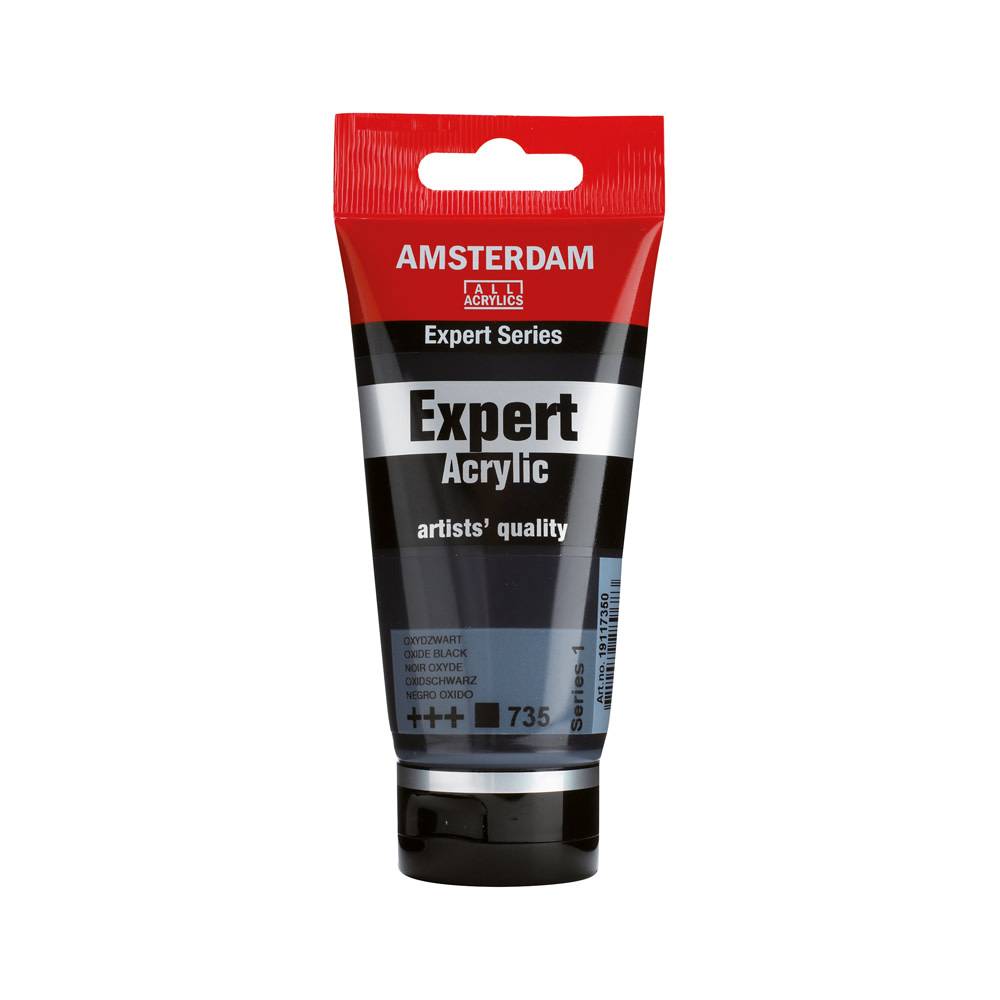 Amsterdam Expert Series Acrylic Paint Tube 75 ml Oxide Black 735