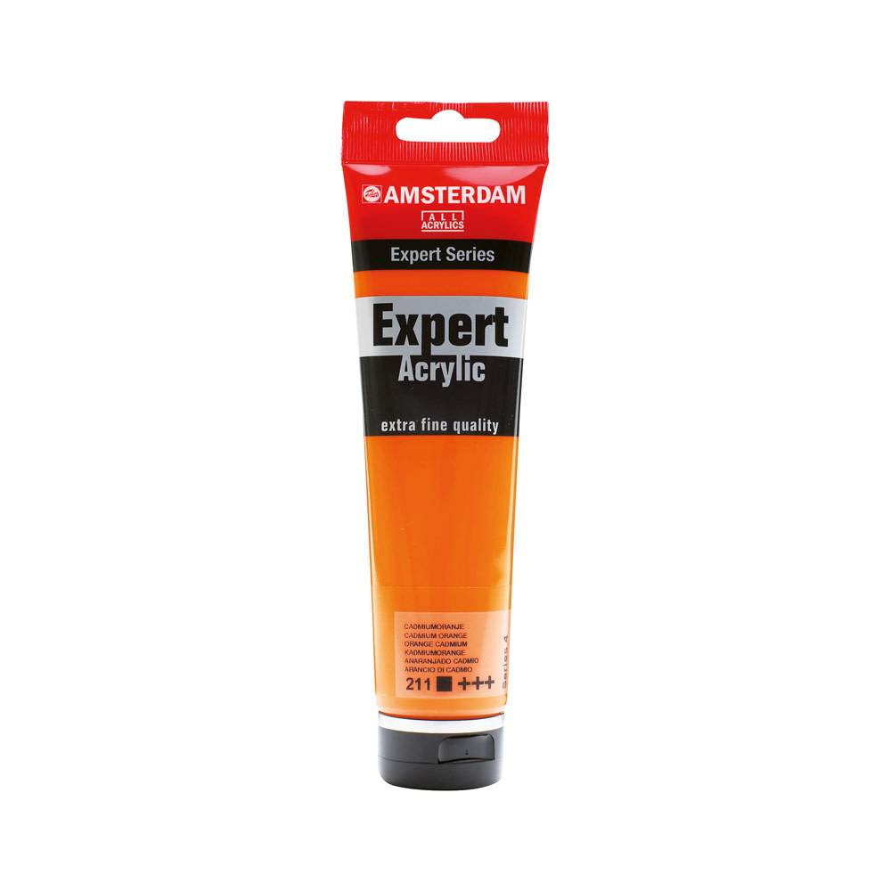 Amsterdam Expert Series Acrylic Paint Tube 150 ml Cadmium Orange 211