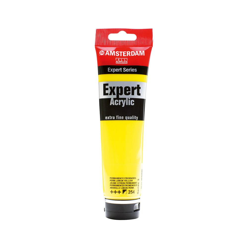 Amsterdam Expert Series Acrylverf Tube 150 ml Permanent Citroengeel 254