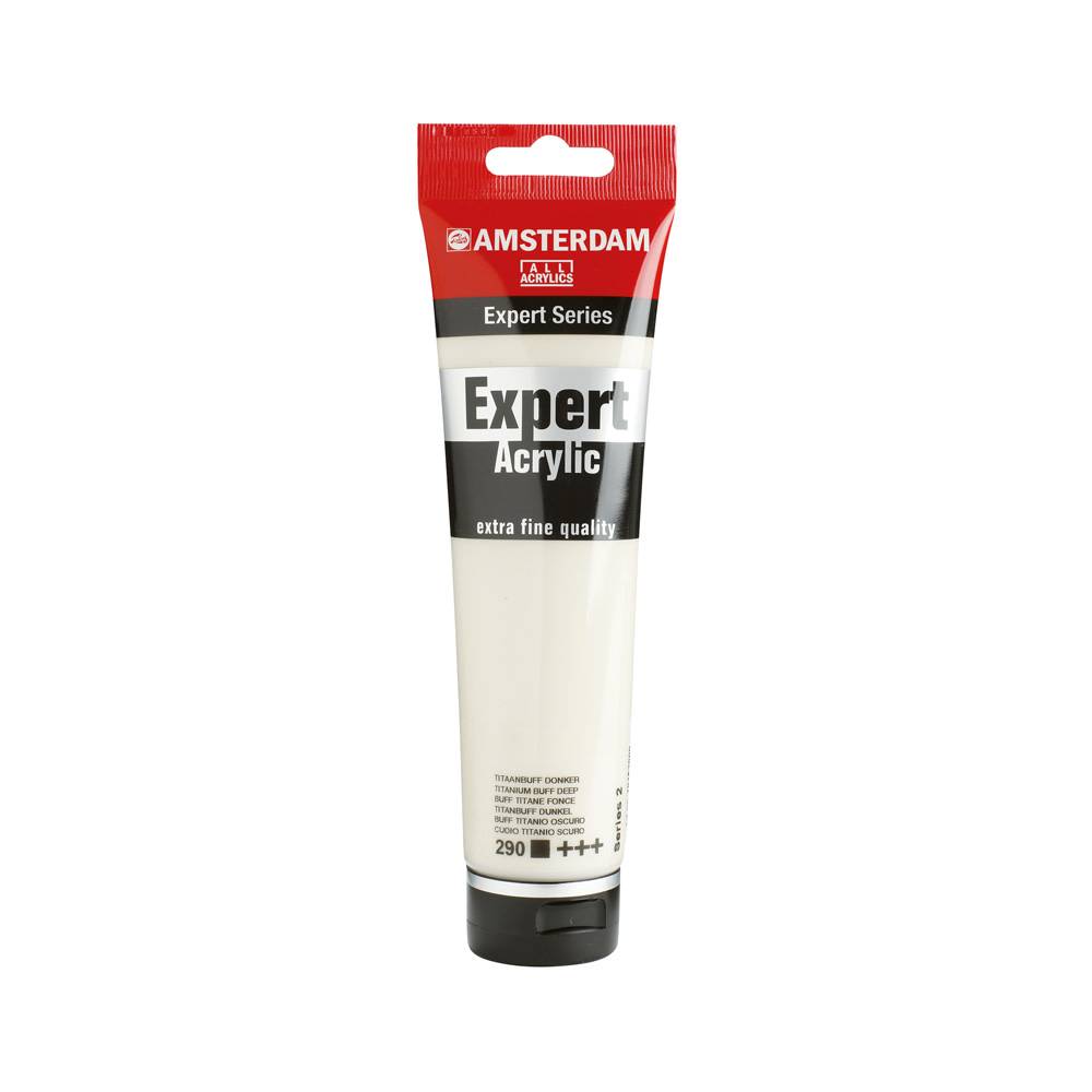Amsterdam Expert Series Acrylic Paint Tube 150 ml Titanium Buff Dark 290