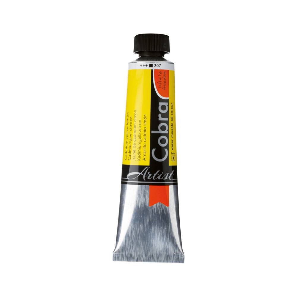 Cobra Artist Water Vermengbare Olieverf Tube 40 ml Cadmiumgeel Citroen 207