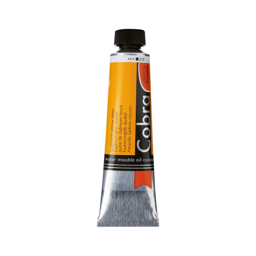 Cobra Artist Water Vermengbare Olieverf Tube 40 ml Cadmiumgeel Donker 210