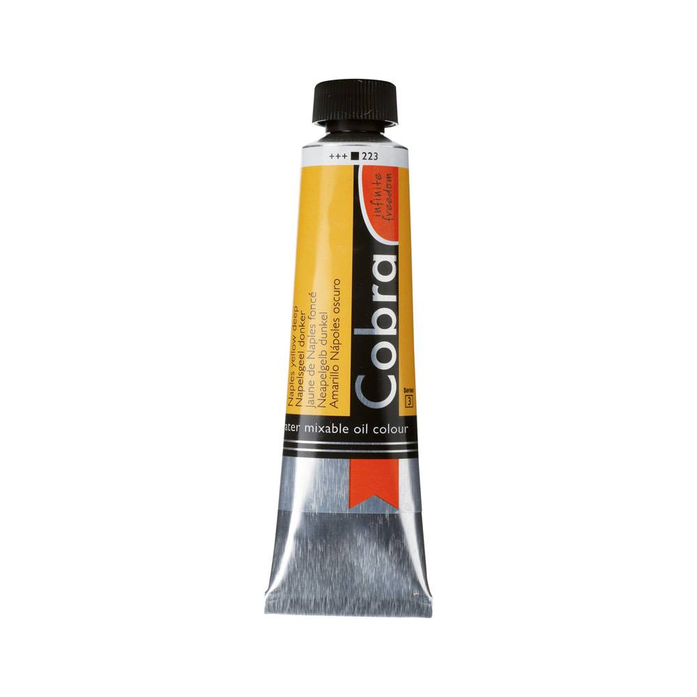 Cobra Artist Water Vermengbare Olieverf Tube 40 ml Napelsgeel Donker 223
