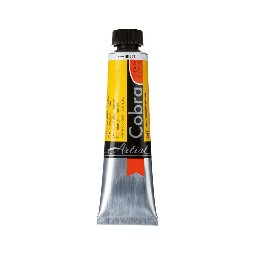 Cobra Artist Water Vermengbare Olieverf Tube 40 ml Cadmiumgeel Middel 271