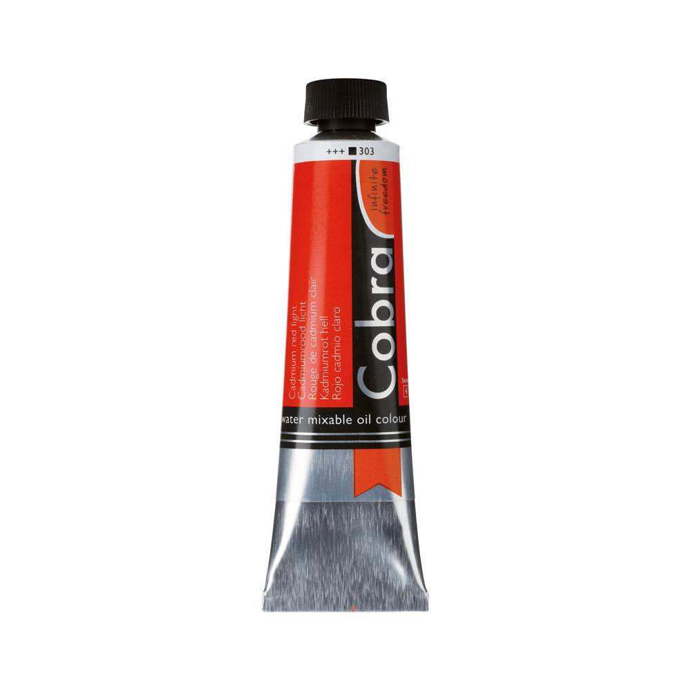 Cobra Artist Water Vermengbare Olieverf Tube 40 ml Cadmiumrood Licht 303