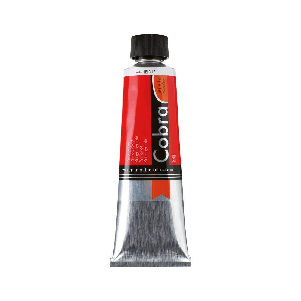 Cobra Artist Water Vermengbare Olieverf Tube 40 ml Pyrrolerood 315