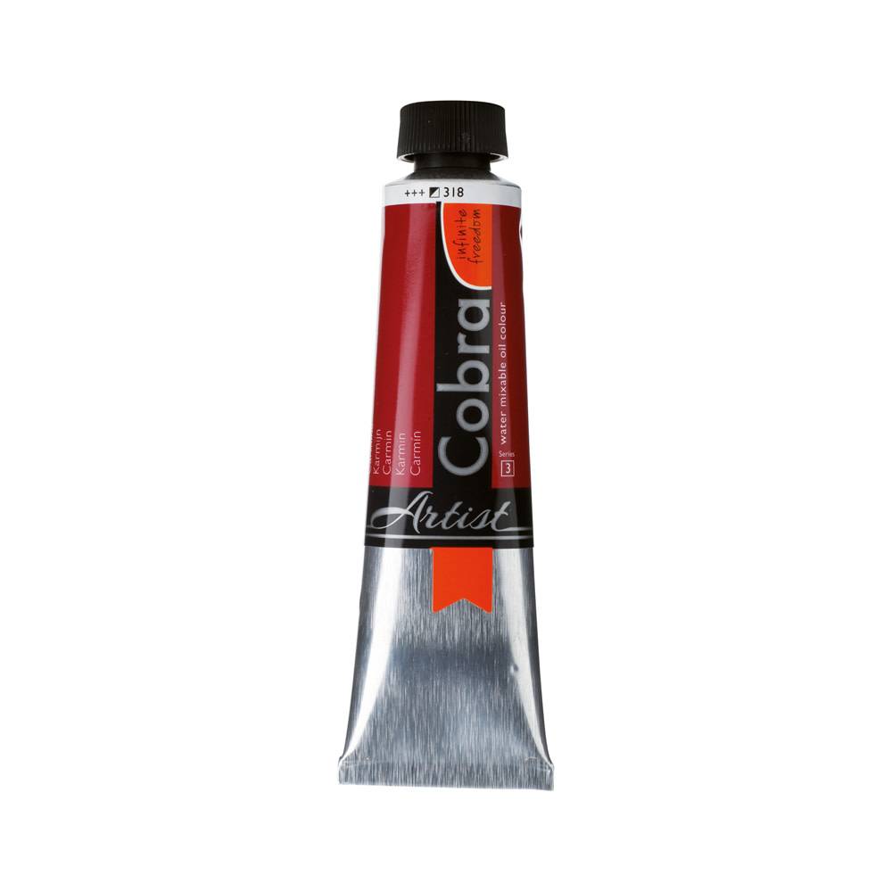 Cobra Artist Water Vermengbare Olieverf Tube 40 ml Karmijn 318