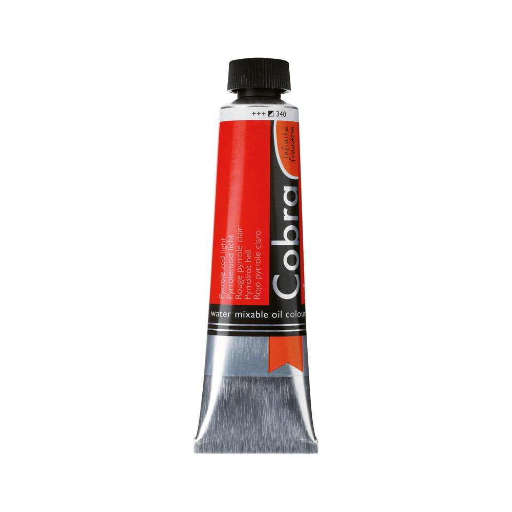 Cobra Artist Water Vermengbare Olieverf Tube 40 ml Pyrrolerood Licht 340