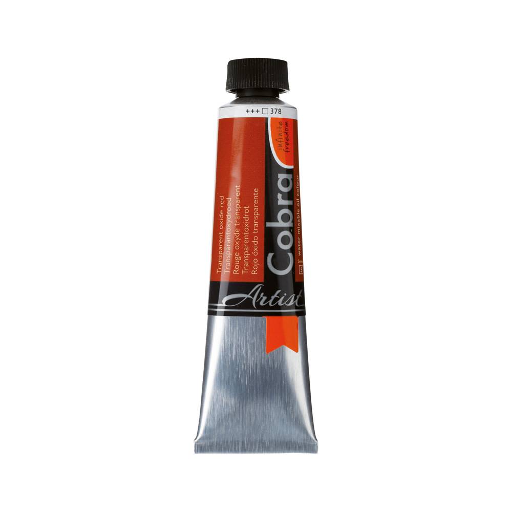 Cobra Artist Water Vermengbare Olieverf Tube 40 ml Transparantoxydrood 378