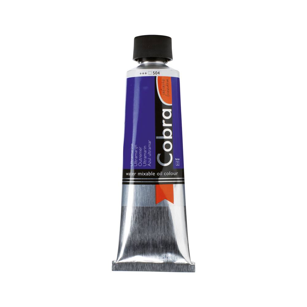 Cobra Artist Water Mixable Oil Paint Tube 40 ml Ultramarine 504