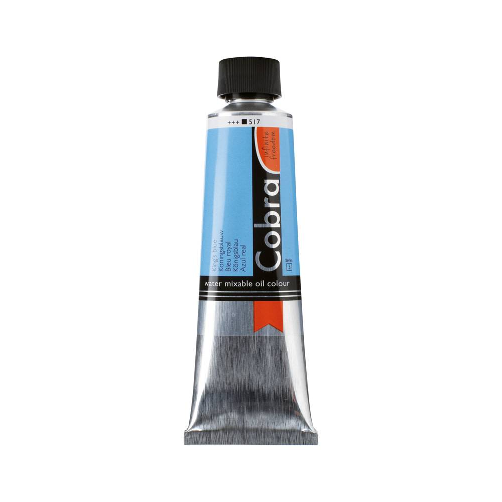 Cobra Artist Water Vermengbare Olieverf Tube 40 ml Koningsblauw 517