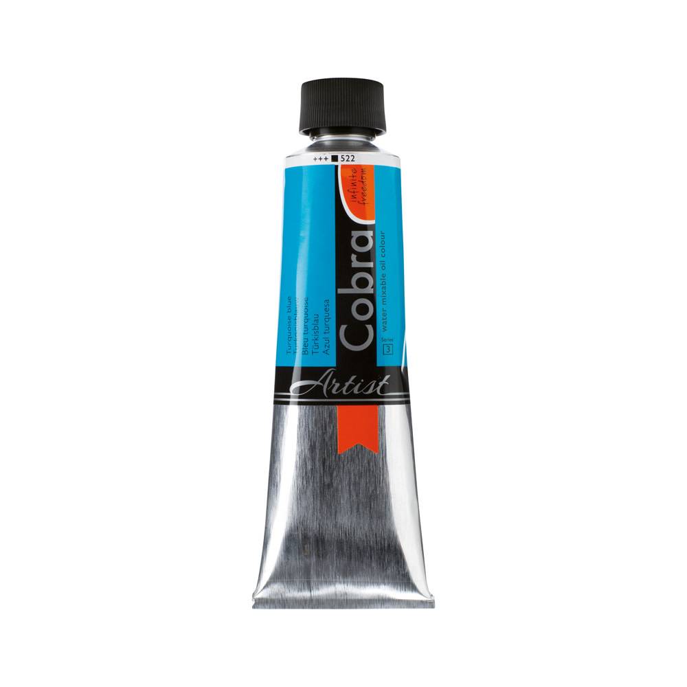 Cobra Artist Water Vermengbare Olieverf Tube 40 ml Turkooisblauw 522