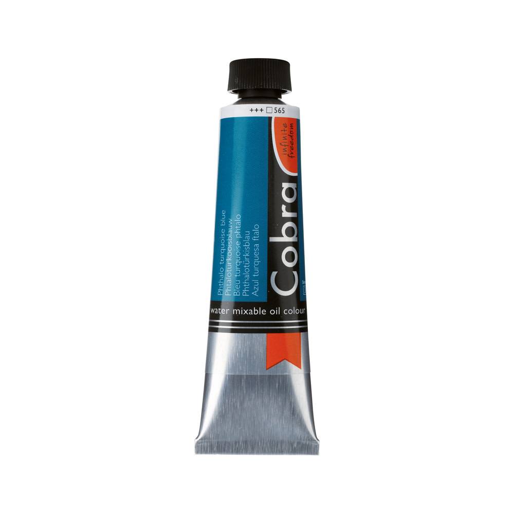 Cobra Artist Water Vermengbare Olieverf Tube 40 ml Phtaloturkooisblauw 565