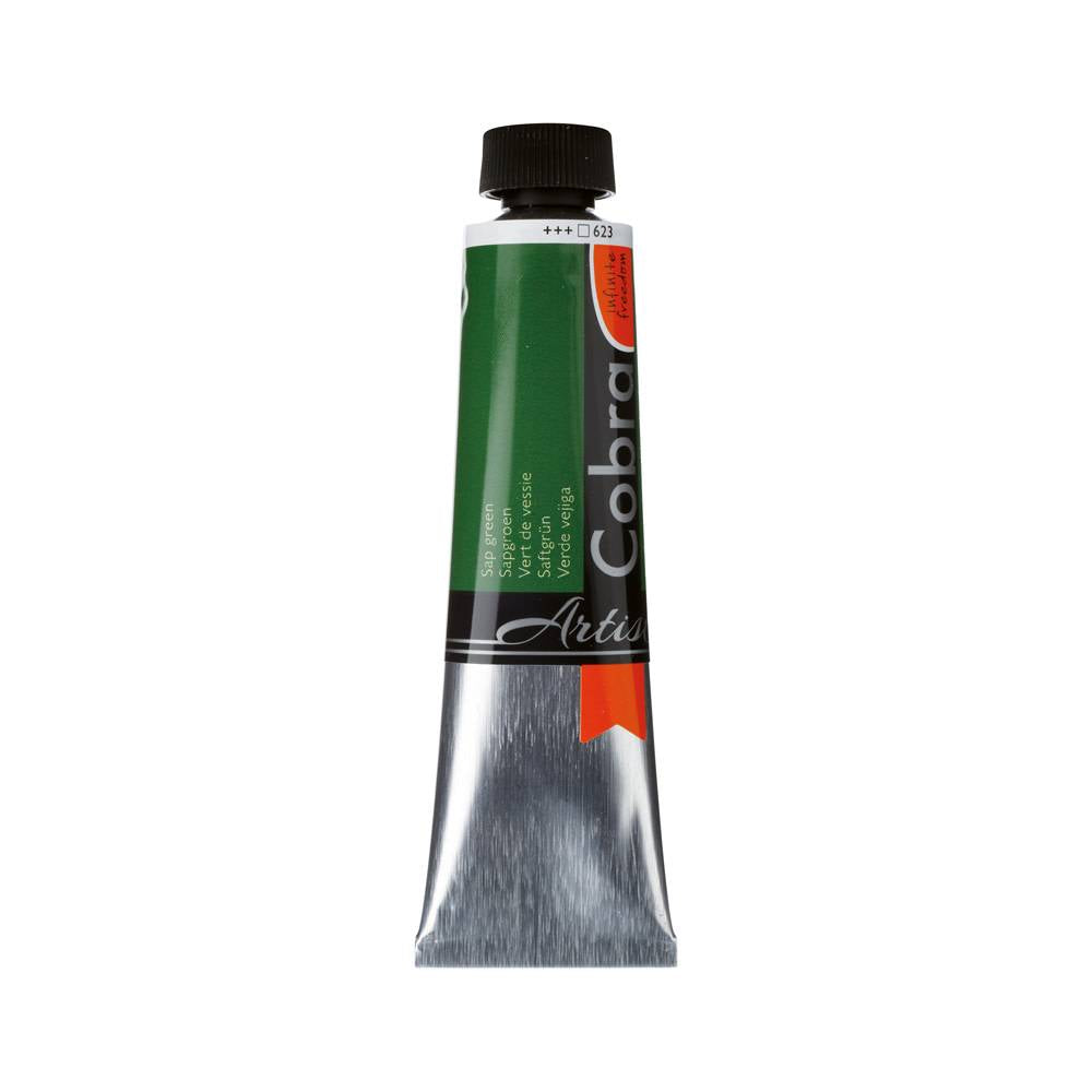 Cobra Artist Water Mixable Oil Paint Tube 40 ml Sap Green 623