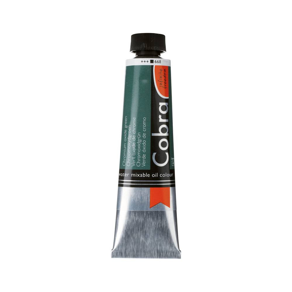 Cobra Artist Water Vermengbare Olieverf Tube 40 ml Chroomoxydgroen 668