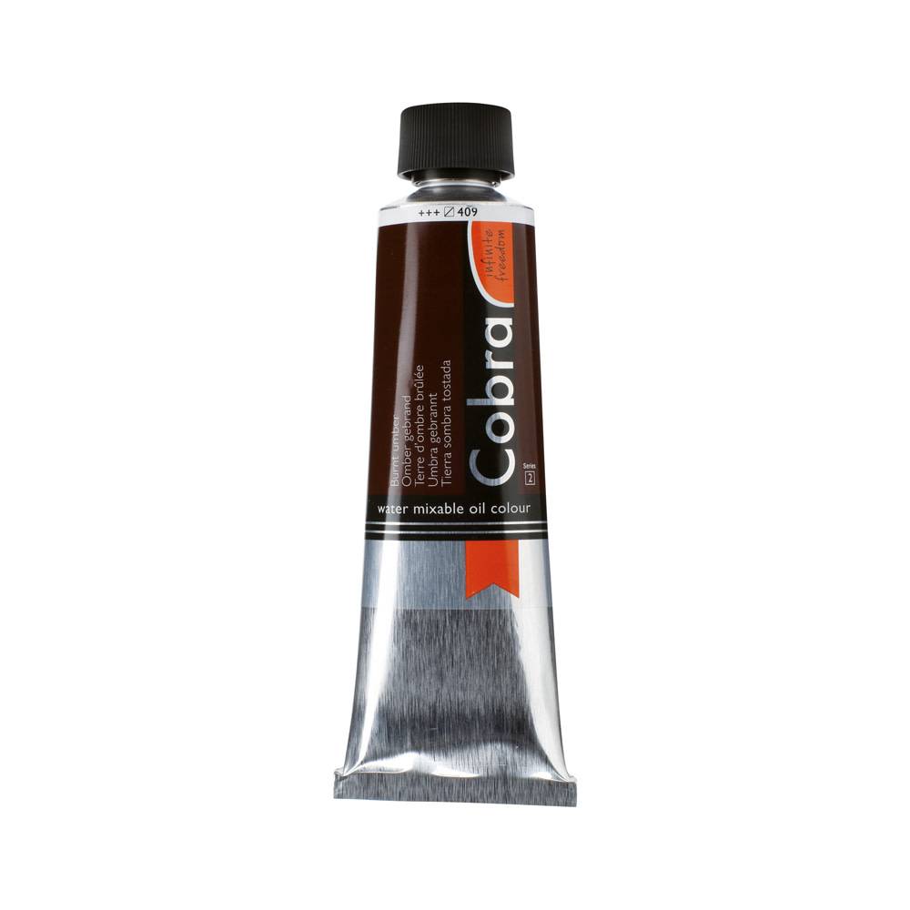Cobra Artist Water Vermengbare Olieverf Tube 150 ml Omber Gebrand 409