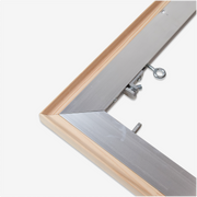 Schildersdoek 25mm Aluminium kaal raam