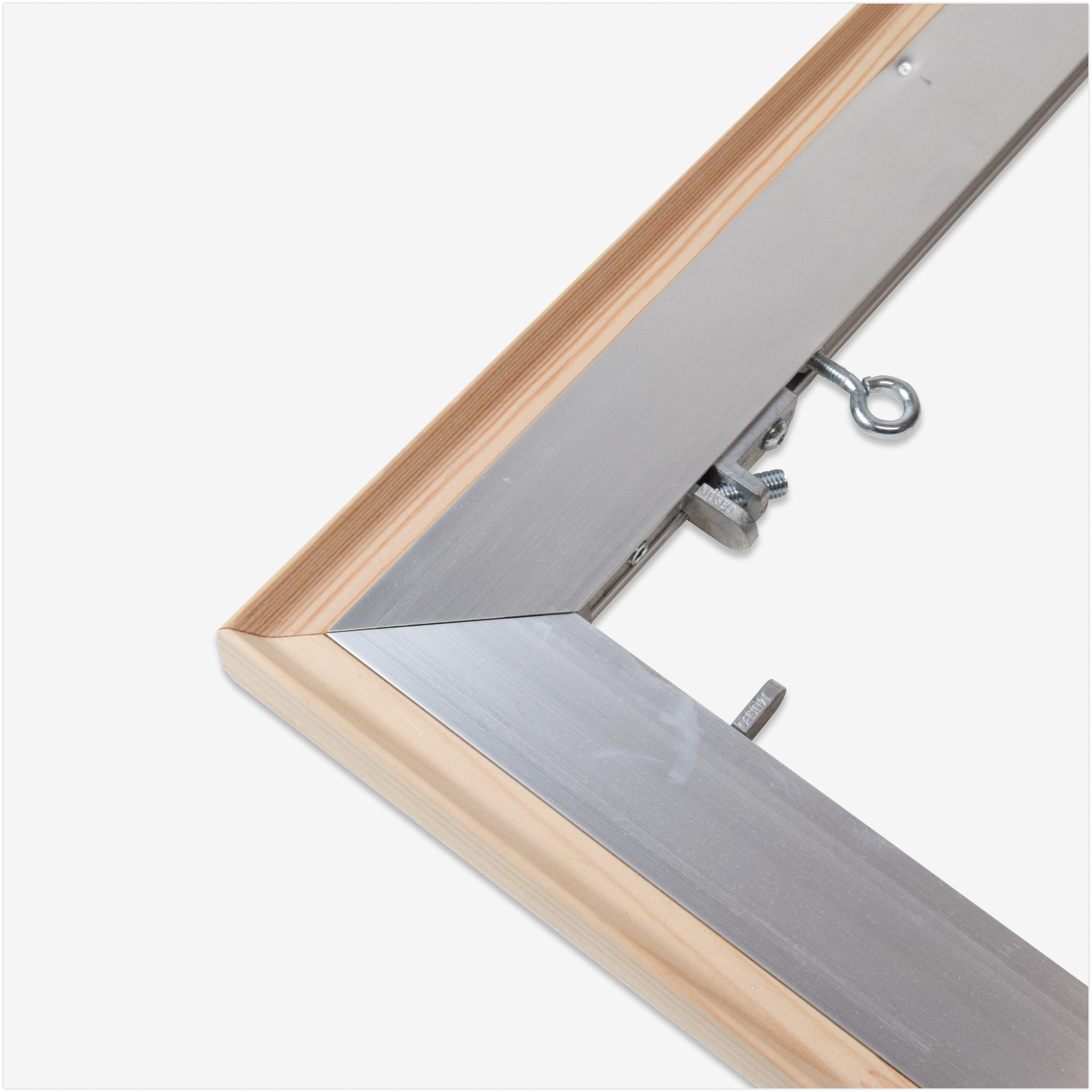 Schildersdoek 25mm Aluminium kaal raam