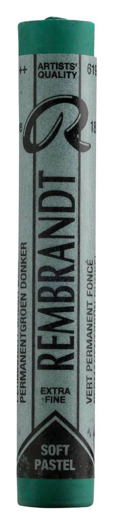 Rembrandt Soft Pastel Permanent Green Dark 619.5