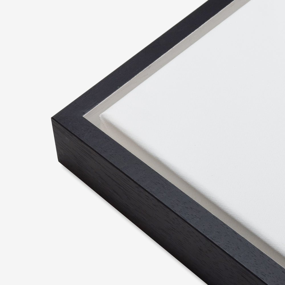 Baklijst 3D zwart wit