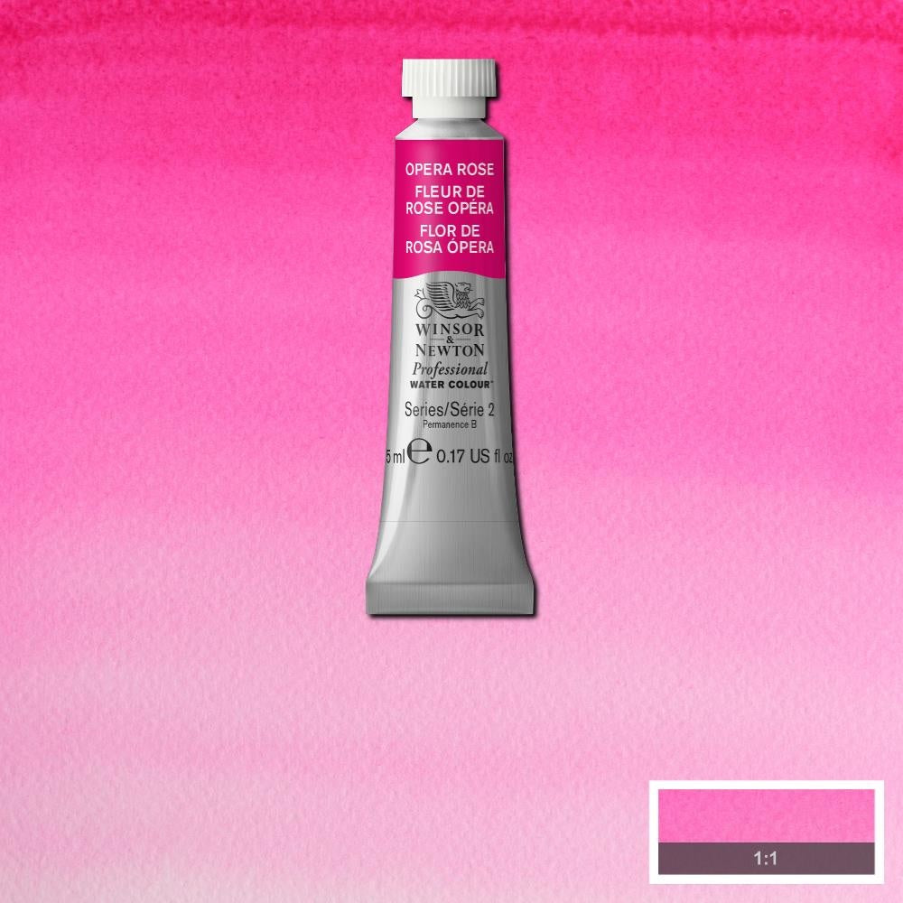 W&N pro. aquarelverf tube 5ml Opera Rose