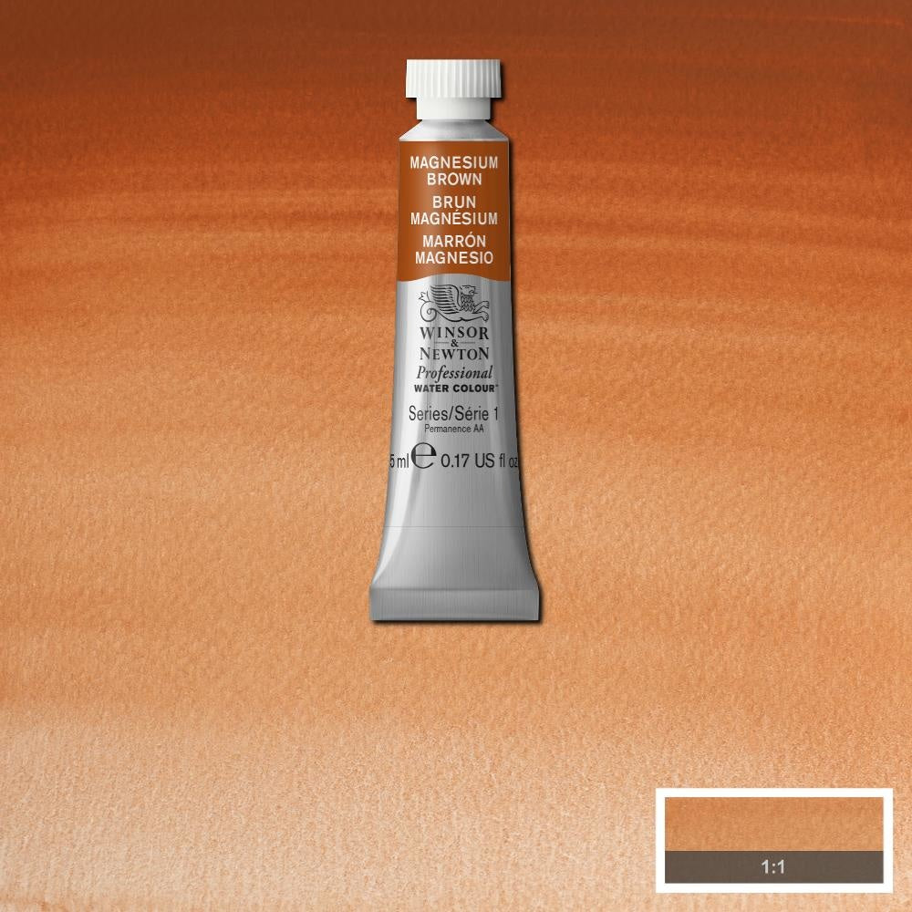 W&N pro. aquarelverf tube 5ml Magnesium Brown