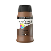 System 3 Acrylic Paint 500ml Pots Copper (Hue)