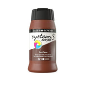 System 3 Acrylverf 500ml Potten Burnt Sienna