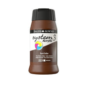 System 3 Acrylverf 500ml Potten Burnt Umber