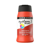 System 3 Acrylverf 500ml Potten Cadmium Scarlet (Hue)
