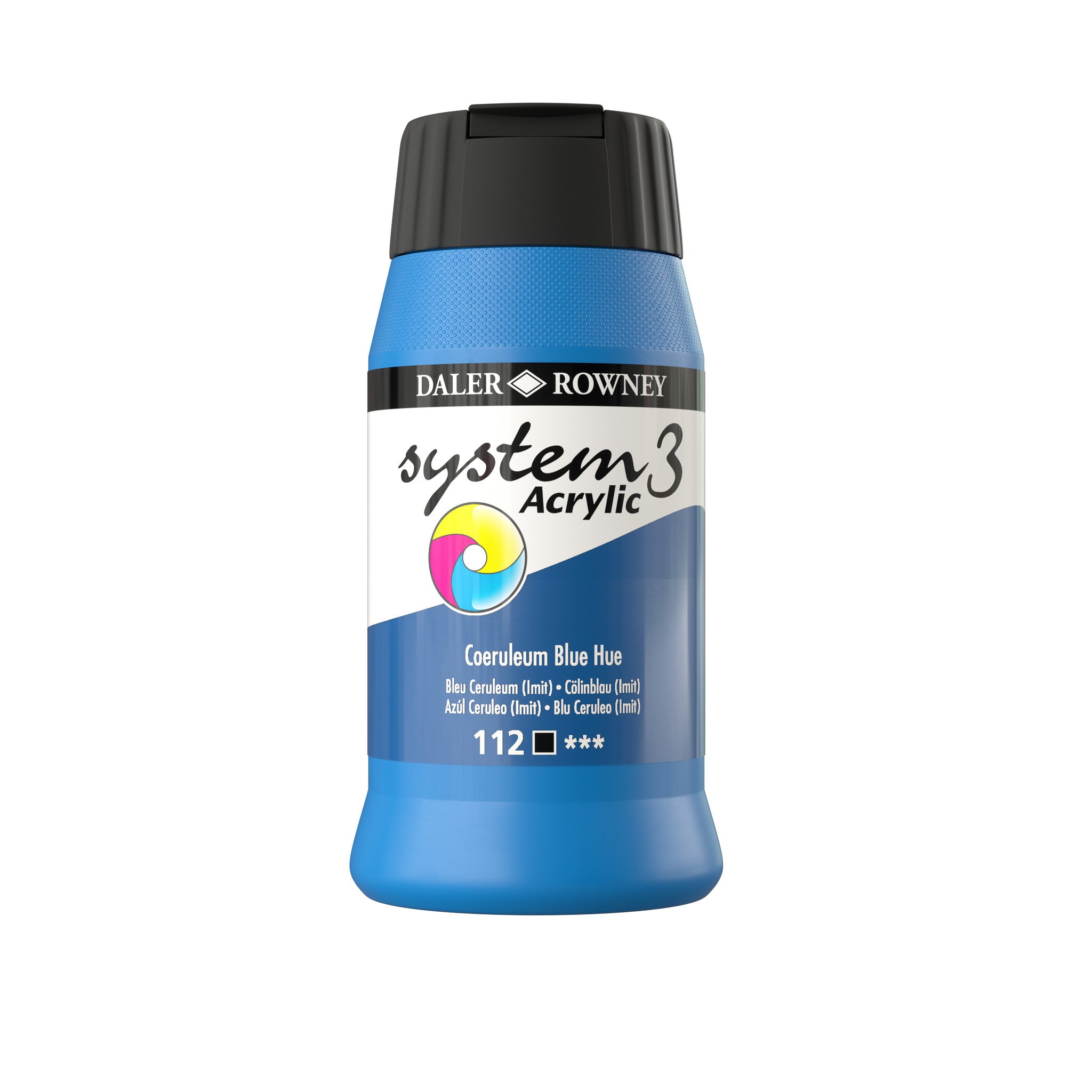 System 3 Acrylverf 500ml Potten Coeruleum (Hue)