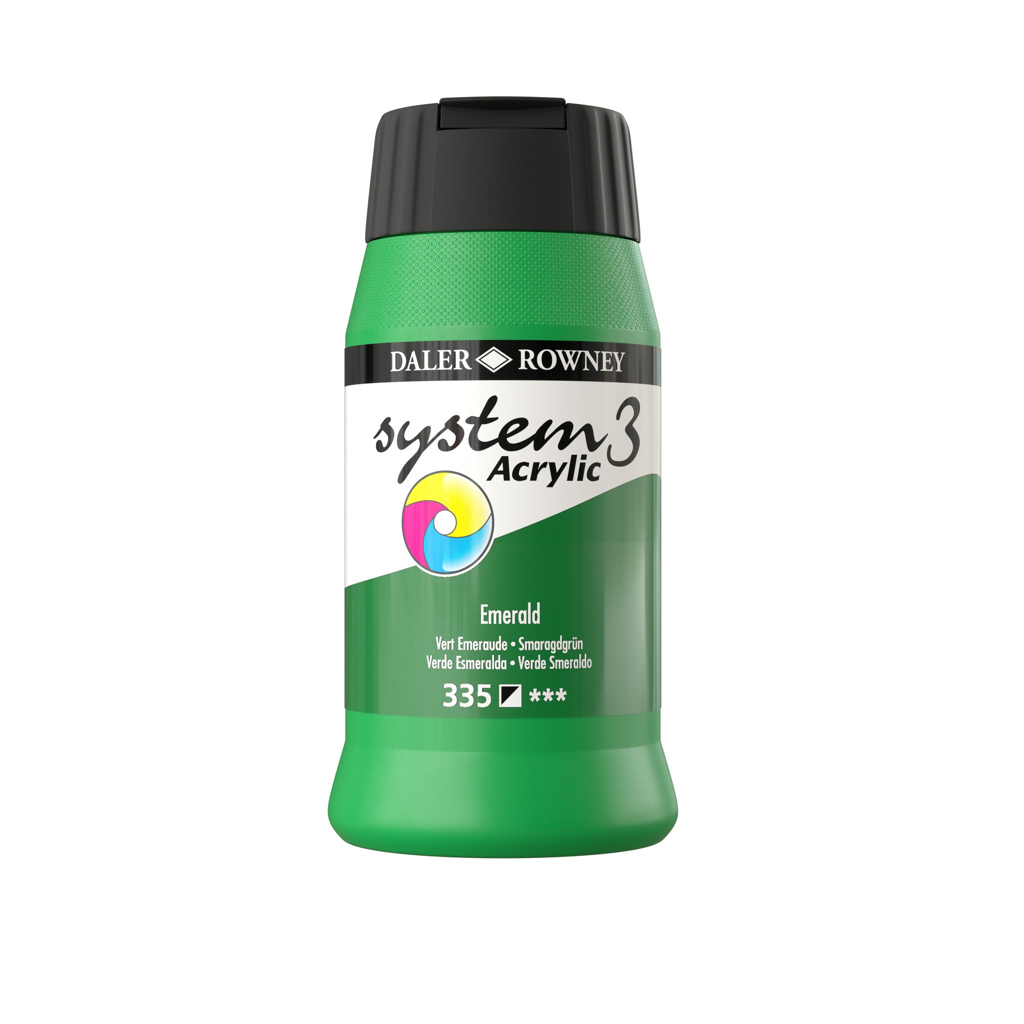 System 3 Acrylverf 500ml Potten Emerald