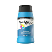 System 3 Acrylverf 500ml Potten Fluorescent Blue