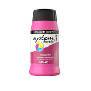 System 3 Acrylverf 500ml Potten Fluorescent Pink