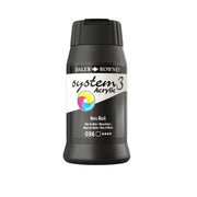 System 3 Acrylverf 500ml Potten Mars Black