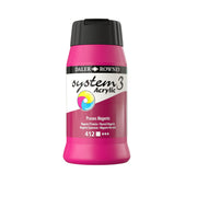System 3 Acrylverf 500ml Potten Process Magenta