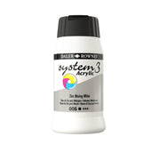 System 3 Acrylverf 500ml Potten Zinc Mixing White