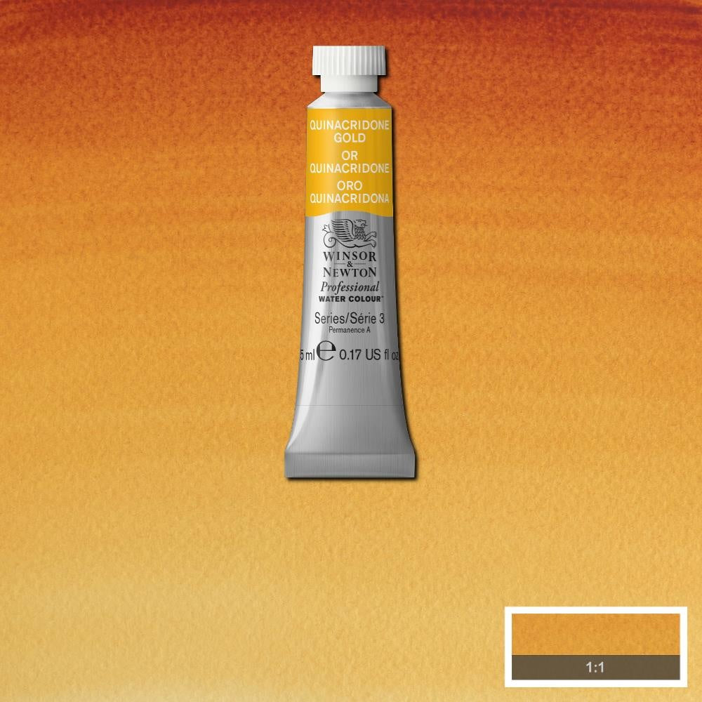W&N pro. aquarelverf tube 5ml Quinacridone Gold