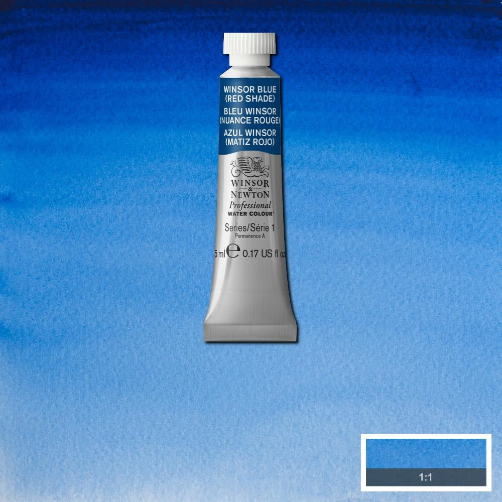 W&N pro. aquarelverf tube 5ml Winsor Blue (Red shade)