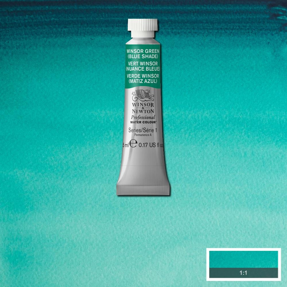 W&N pro. aquarelverf tube 5ml Winsor Green (Blue shade)